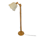 Lampadaire vintage articulé en pin – travail scandinave