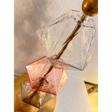 Set of Two Contemporary Italian Multicolor Glass Table Lamps