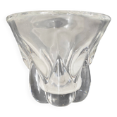 Vase Val Saint Lambert cristal signé