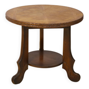 Table d'appoint en chêne - deux niveaux