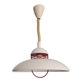 Scandinavian  white flying saucer lamp