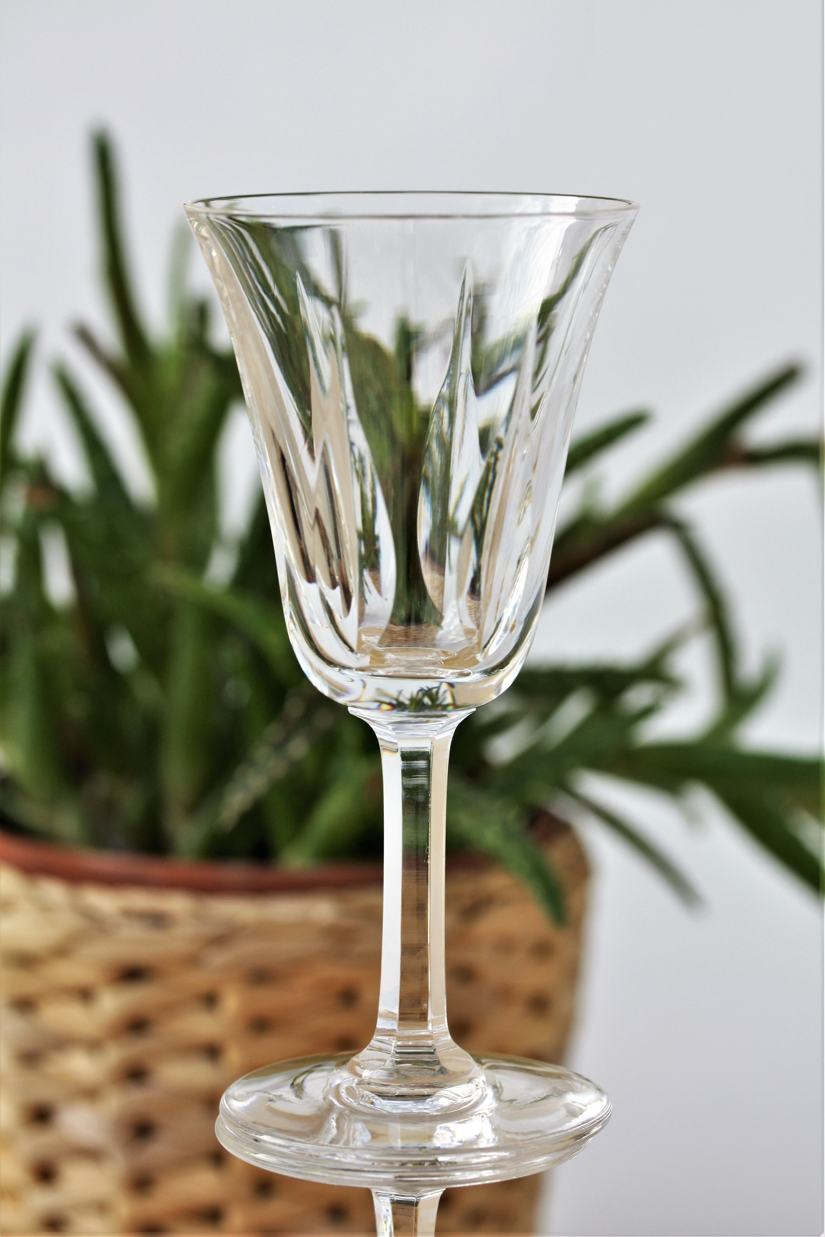 Set of 6 glasses with port St Louis cerdanya model