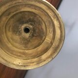 pair of brass candlesticks