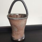 Signed vintage ceramic bouquet vase