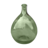 Demijohn bottle in green glass, 5-litre container