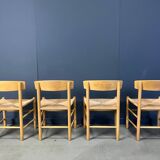 Fredericia J39 Mogensen chairs, set of 4 - 1980s