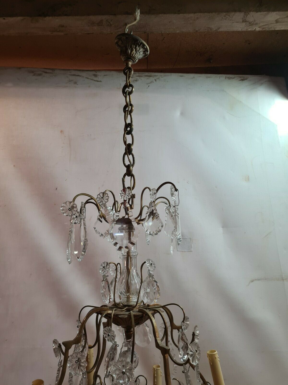 Chandelier with tassels 8 lights