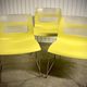 Chaises design jaune et chrome Chaise - Otto B&B Italia– vintage / déc