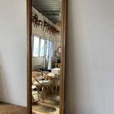 Old foot mirror gilded