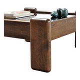 Vintage Italian Modernist Coffee Table in the style of Tobia Scarpa, 1960s