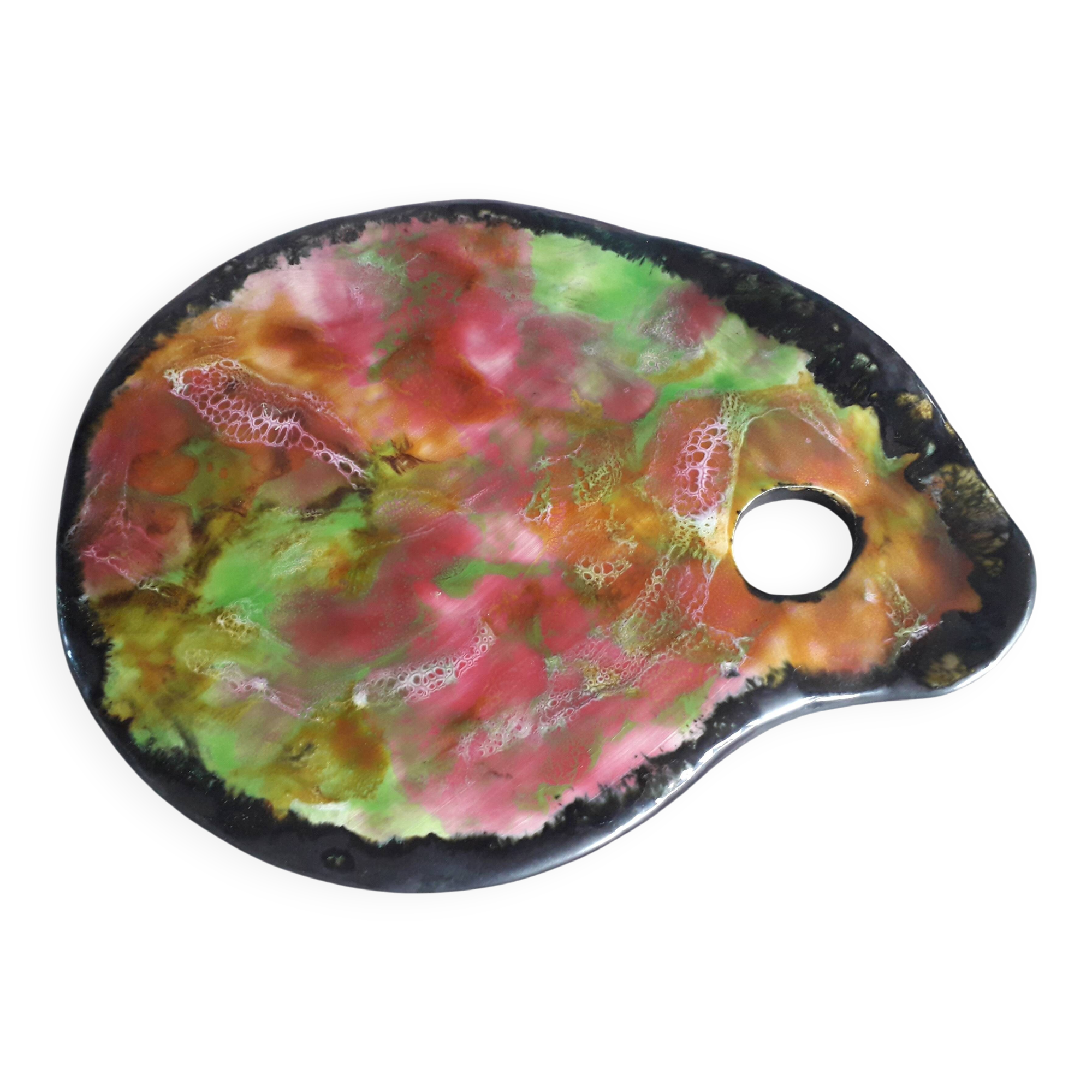 Vintage ceramic signed by Roger Amaites