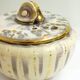 Gold & silver specid earthenware jewellery box