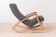 Mid Century Modern Vintage Rocking Chair, Czechoslovakia, 1950s, Reupholstered