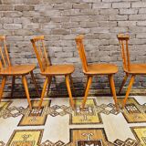 Set of 4 chairs bistrot Iller 70'