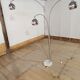 Chrome floor lamp with 3 branches