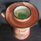 Vintage signed hand candle holder