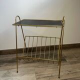 Magazine holder end table