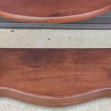 Old curved wooden console