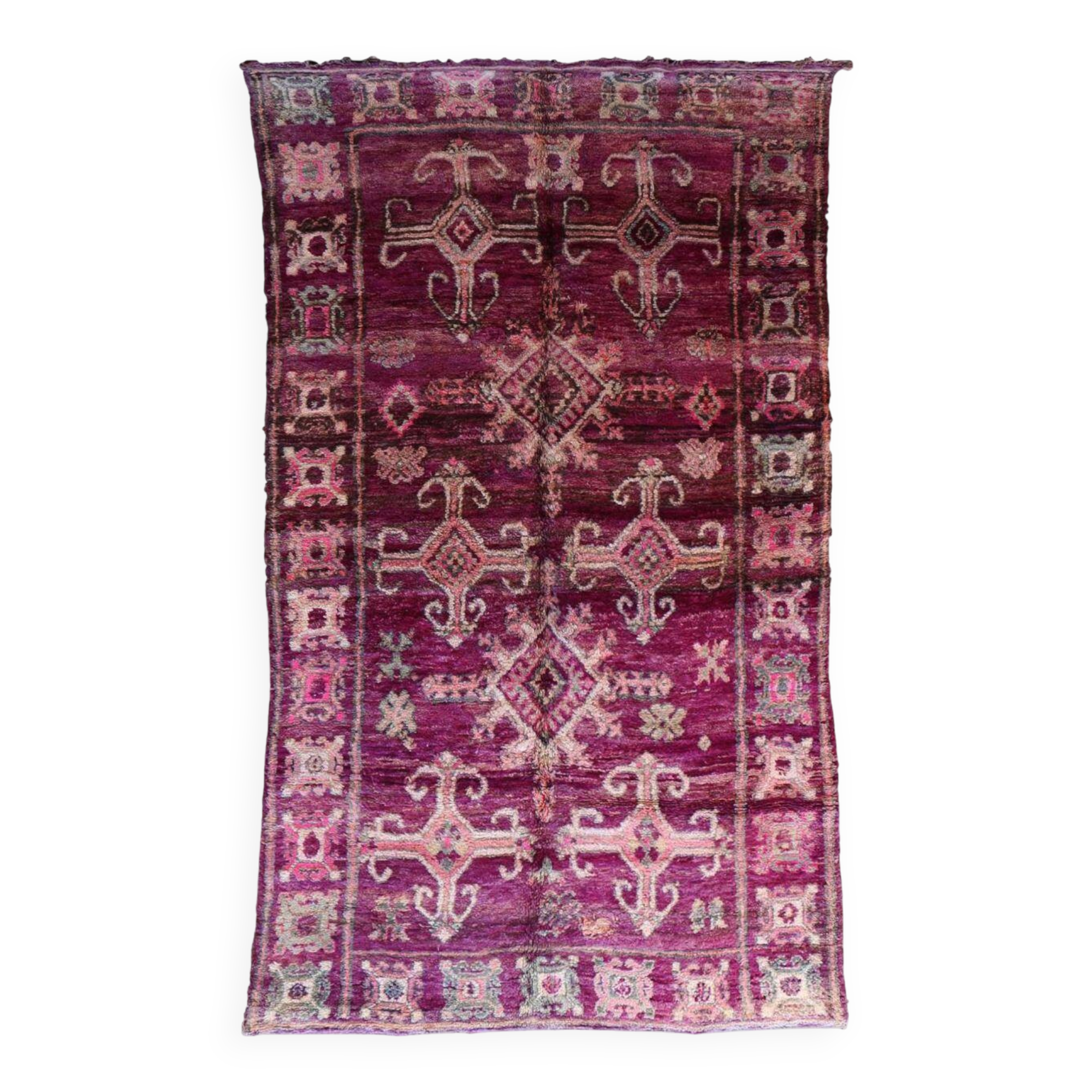 Tapis Vintage Boujad Berbère - 344 x 200 cm