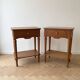 Louis XV style dresser and 2 bedside tables in solid cherry wood.