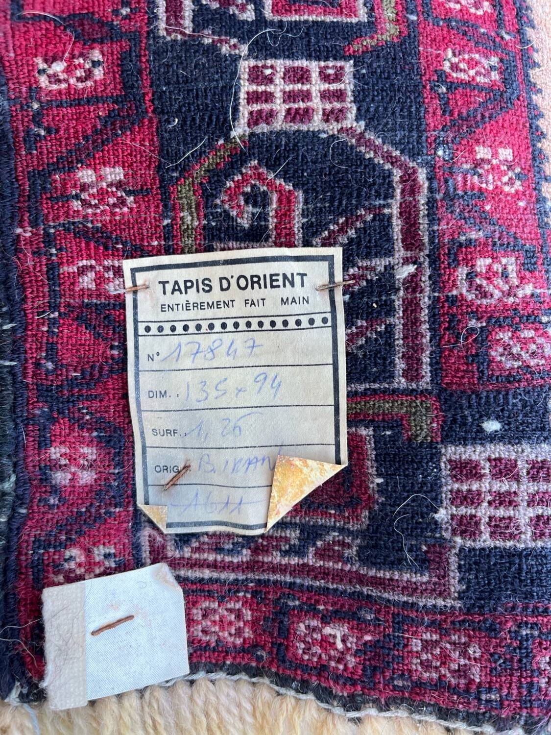 Antique oriental rug