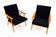 Pair of armchairs, Czechoslovakia, manufacturer TON, 1960s. After renovation.