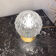 Lampe globe “godrons” en verre