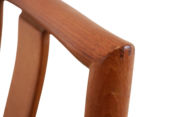 Set of 4 Danish design chairs 'Tuse'