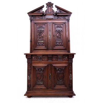 Unique cabinet, France, around 1880.