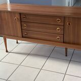 Vintage 1960s Scandinavian-style sideboard