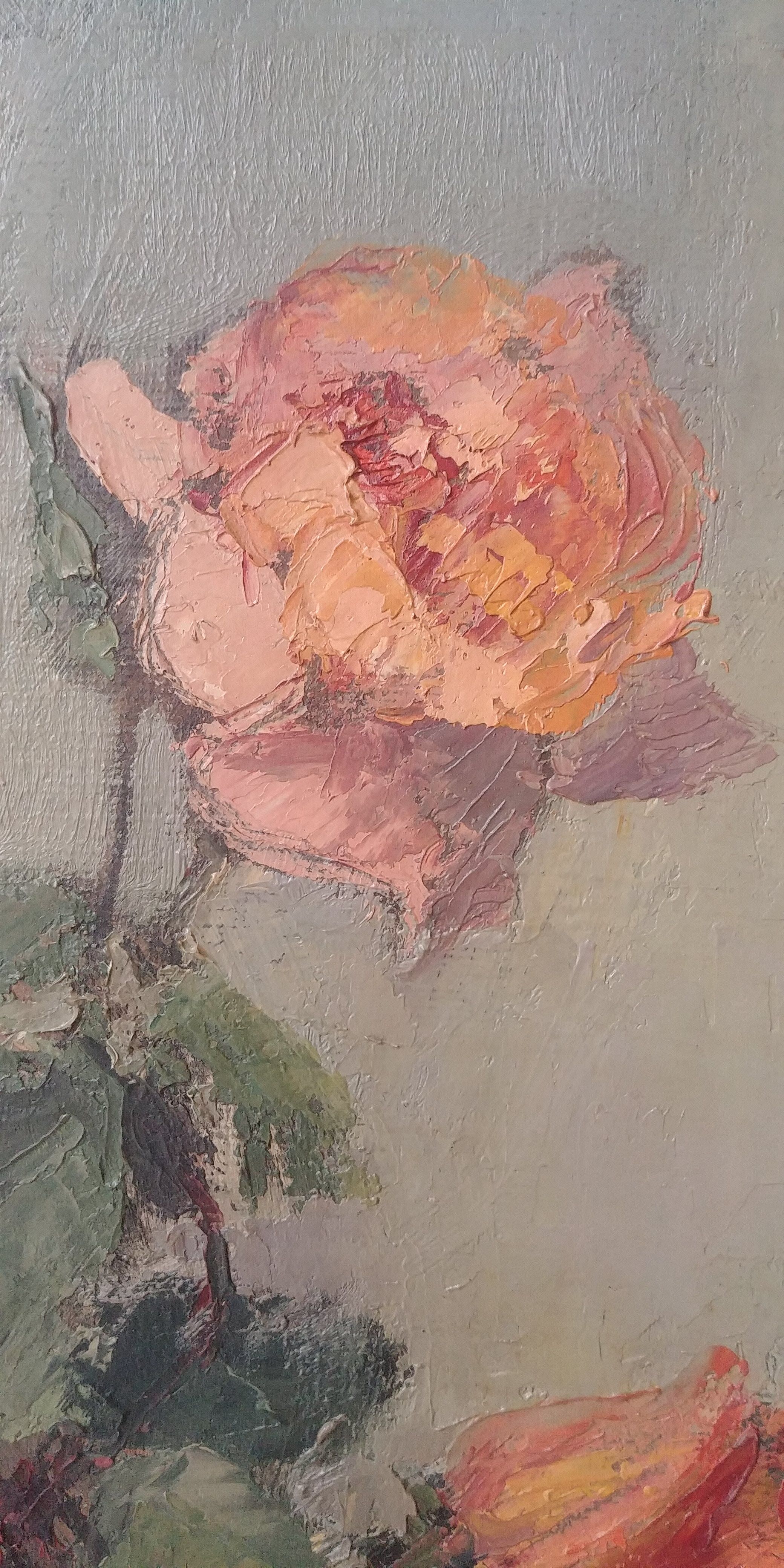 Still life with bouquet of flowers