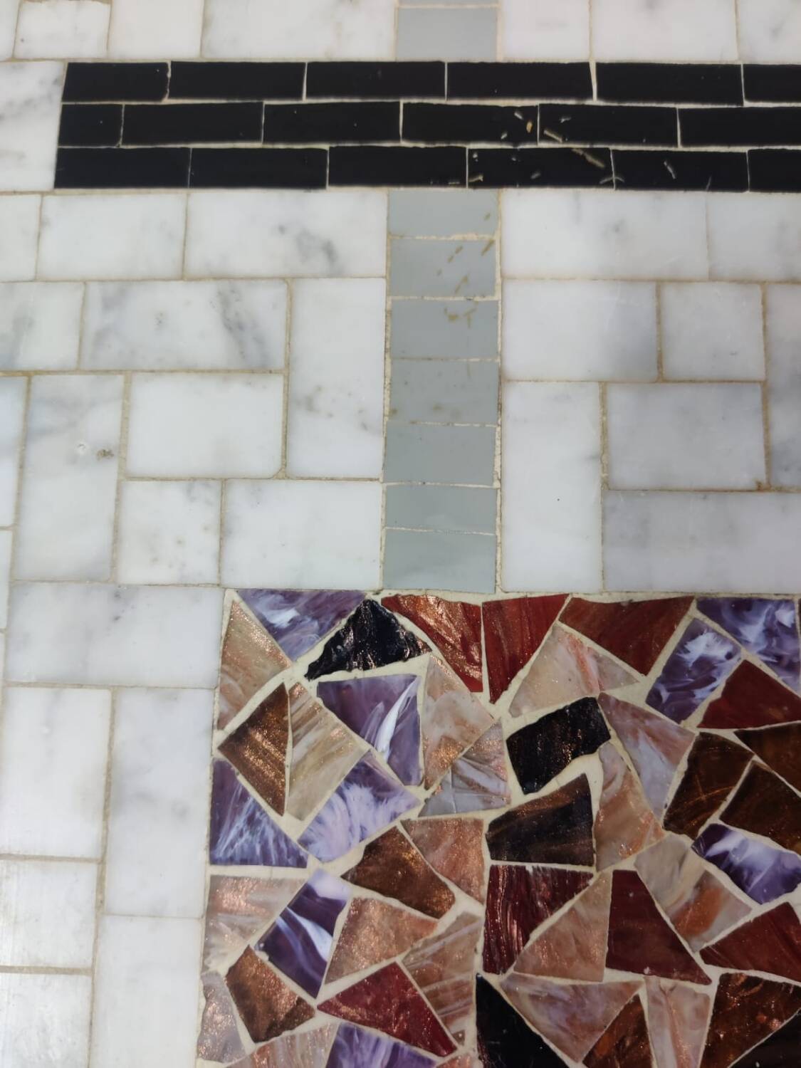 Vintage mosaic coffee table