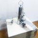 3-opaline sputnik and chrome metal hanging lamp 1970