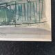 André Duculty (1912-1990) Watercolor on paper "Square du Sacré Coeur in Montmartre, Paris" Signed