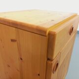 selected by Charlotte Perriand Les Arcs vintage pine storage unit from the 60s and 70s