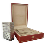 St dupont silver-plated lighter with box