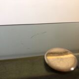 Smoked glass and gilded brass trolley