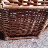 Large vintage wicker basket