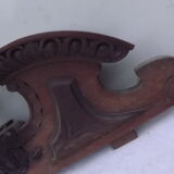 Pediment XIXth Walnut