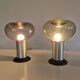 Set of 2 space age lamps by Süssmuthglas, Germany 1960s
