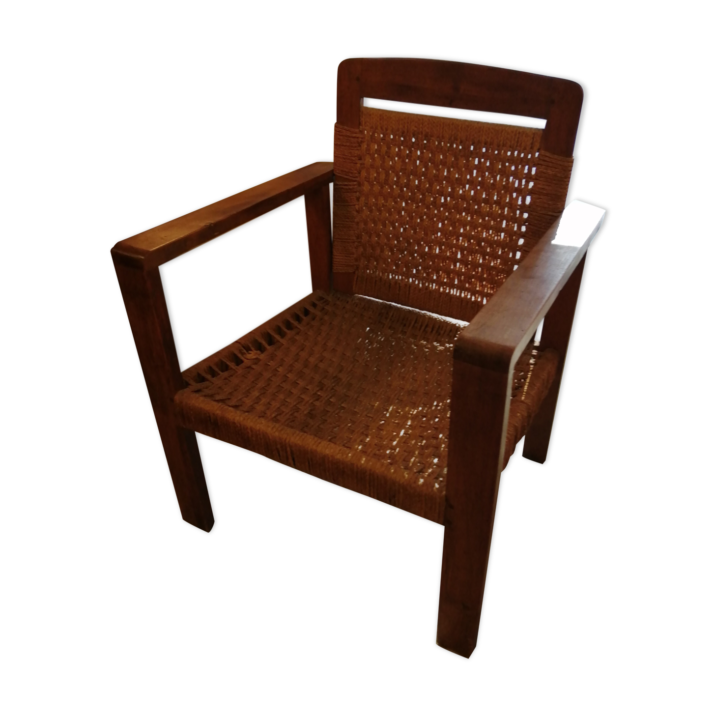 Art Deco rope armchair
