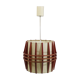 Rhodoid and wood suspension, vintage cocoon, 1960