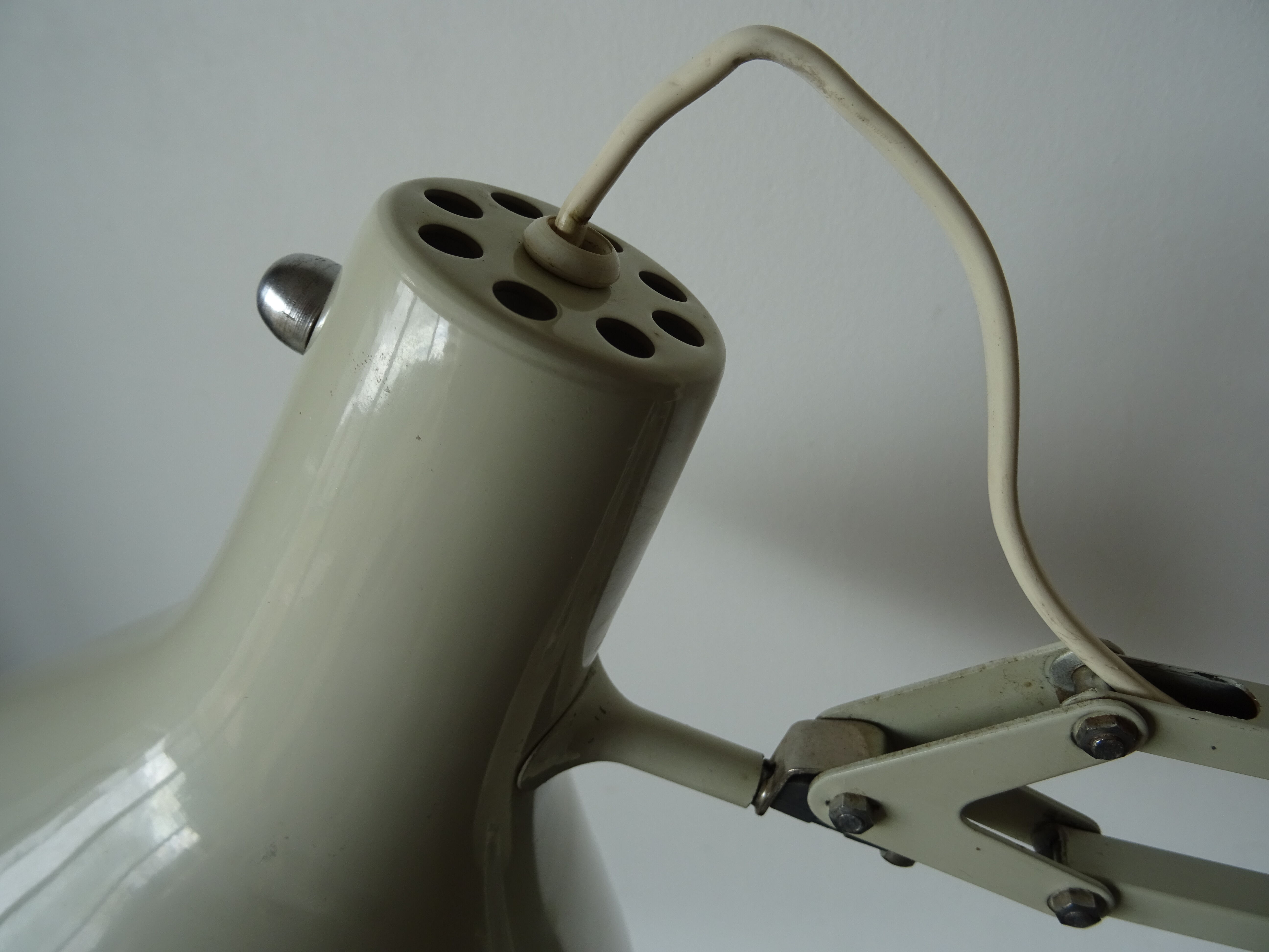 Vintage articulated Luxo industrial desk lamp