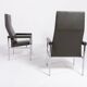 Paire de fauteuils à dossier haut de Fritz Hansen, Danemark des années 1980