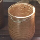Vallauris Pyrite Stoneware Bowl and Mugs