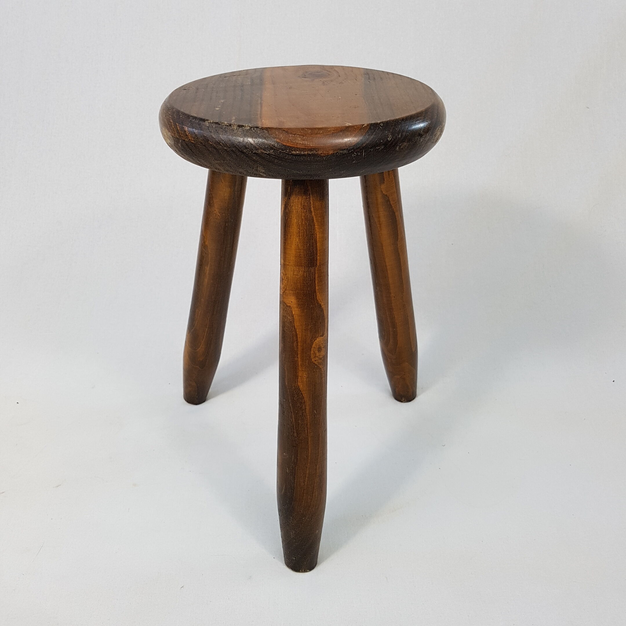 Wooden tripod stool