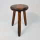 Tabouret tripode en bois