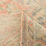 5x9 Soft Vintage Oushak Handmade Area Rug, 145x272 Cm