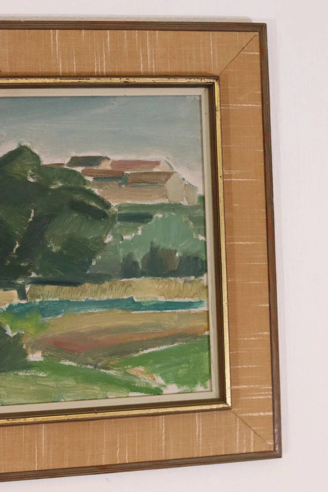 Sunset landscape by Arnold Axelsson