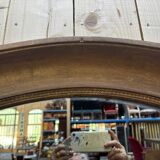 Miroir demi lune Louis Philippe